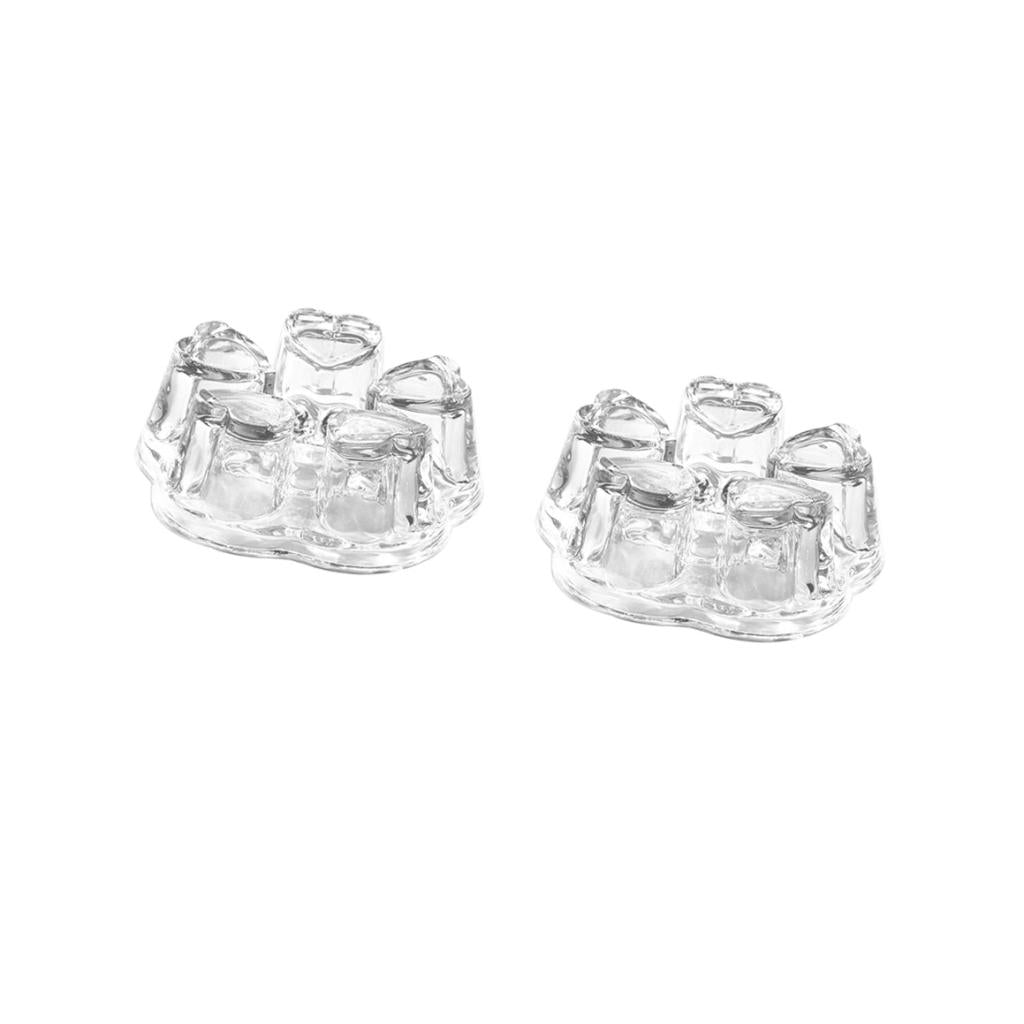 2 pieces Creative Glass Tea Pot Warmers Heaters Foundation for Teapots Work