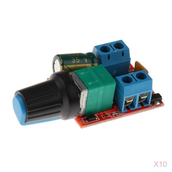 10x Motor PWM Speed Controller 5A DC 3V-35V Speed Control Switch LED Dimmer