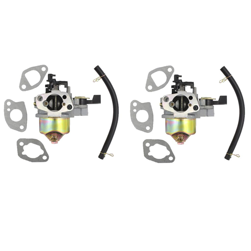 2xNew Carburetor for Honda 5.5HP 6.5HP GX160 Carb Gaskets Fuel Pipe Kit