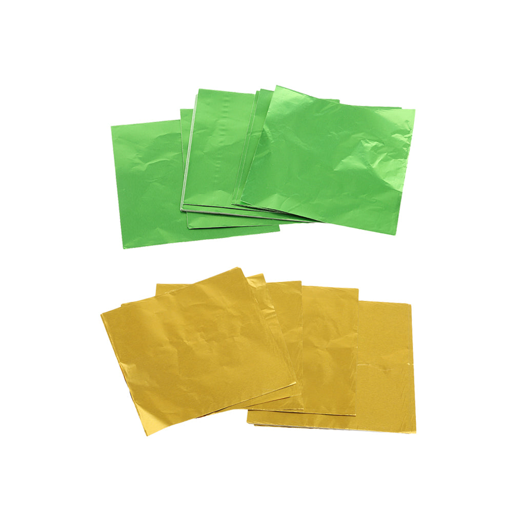 200pcs Chocolate Candy DIY Package Foil Paper Aluminum Tinfoil Wrappers