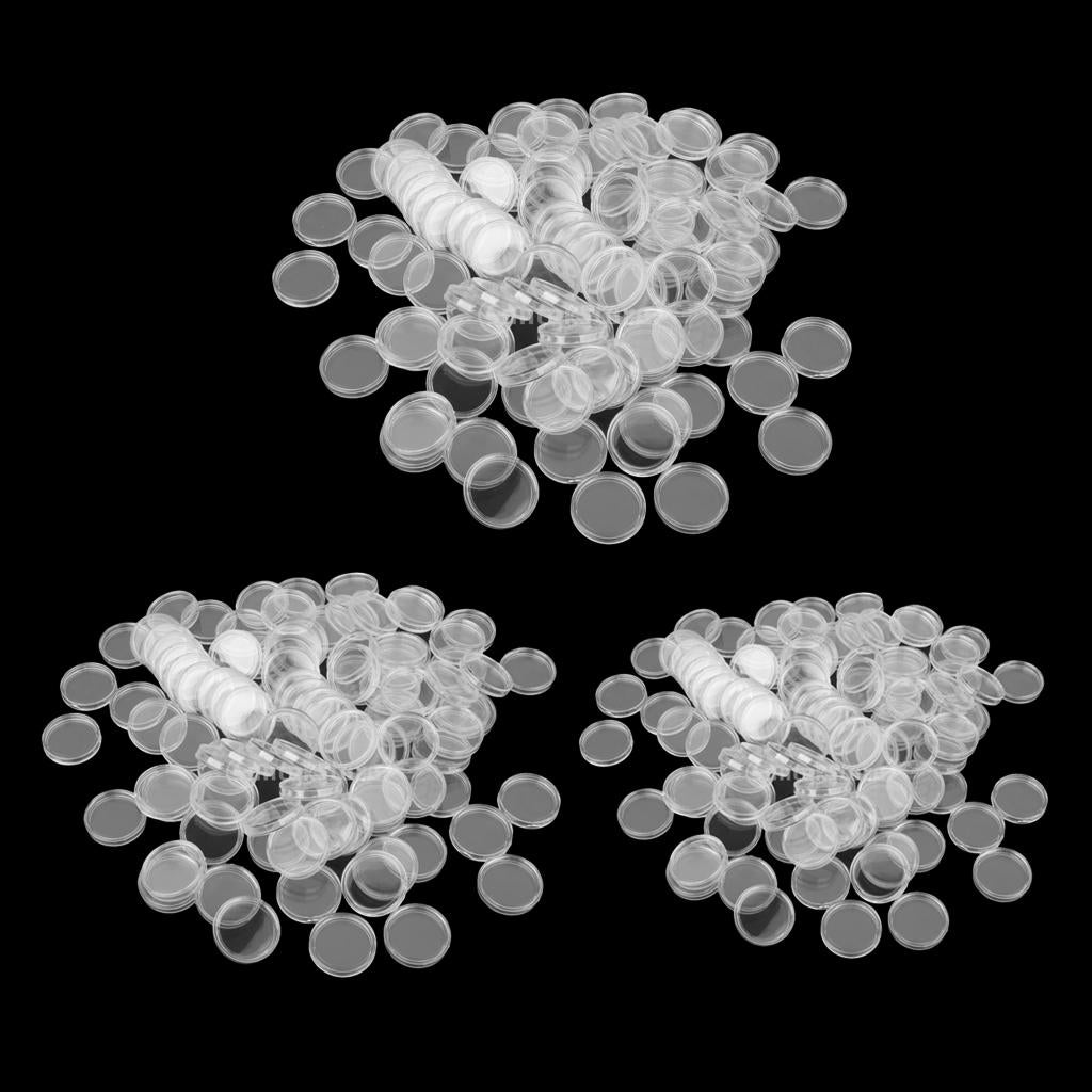 19mm 28mm 36mm Coin Holder Capsules Clear Case for Coin Collection Protector