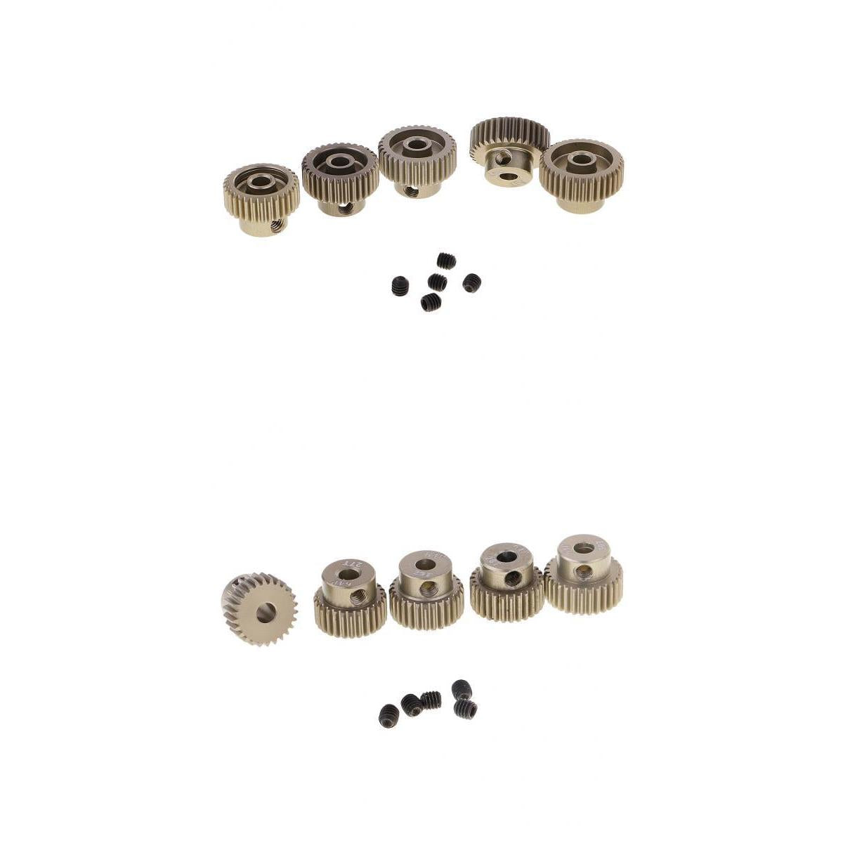 1/10 RC Car Accessory 64DP 3.175mm 26T-35T Motor Pinion Gear Brush Brushness