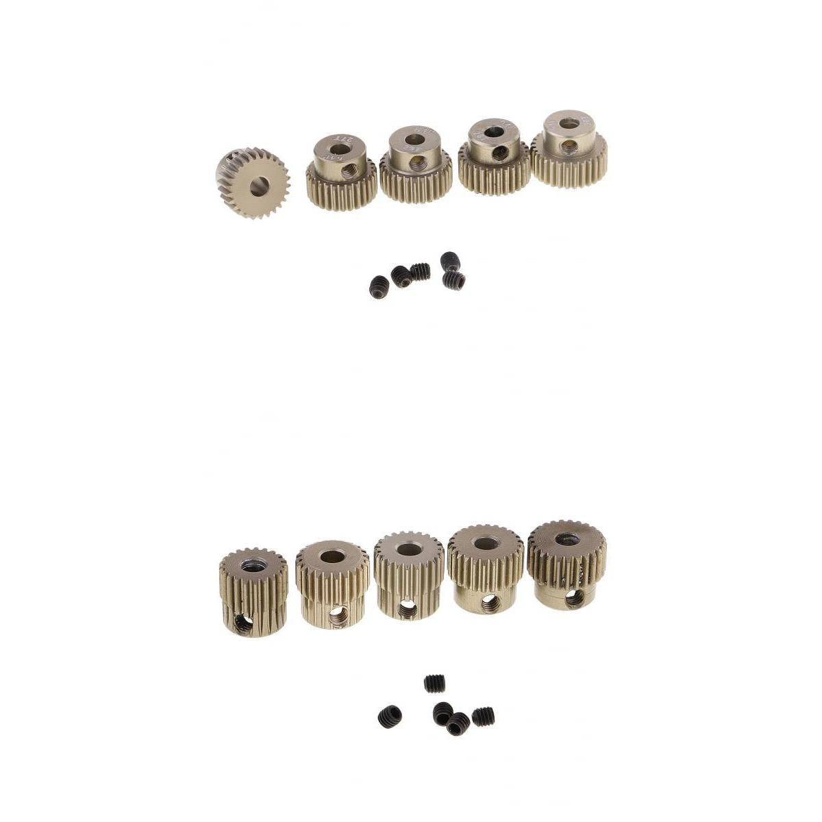 1/10 RC Car Model 64DP 3.175mm 21T-30T Pinion Motor Gear Brush Brushless