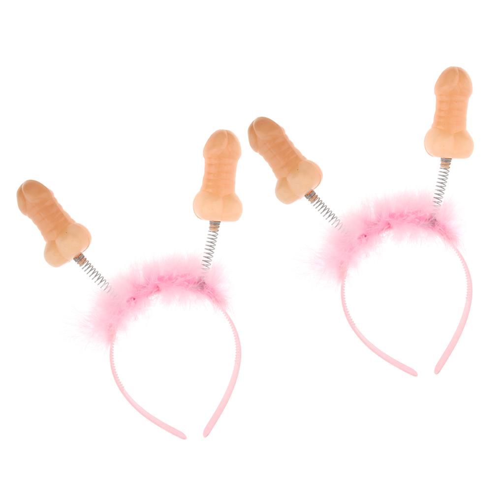 2x Funny Willy Boppers Headband Girls Woman Bride To Be Hen Night Party Gift