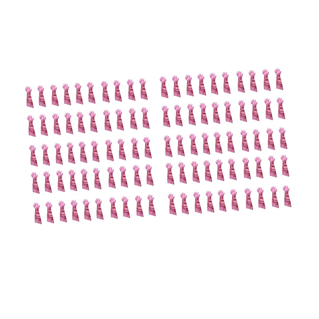 100 pieces Long Arm Length Disposable Pond/Aquarium Veterinary Gloves Red