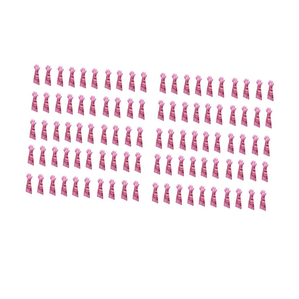 100 pieces Long Arm Length Disposable Pond/Aquarium Veterinary Gloves Red