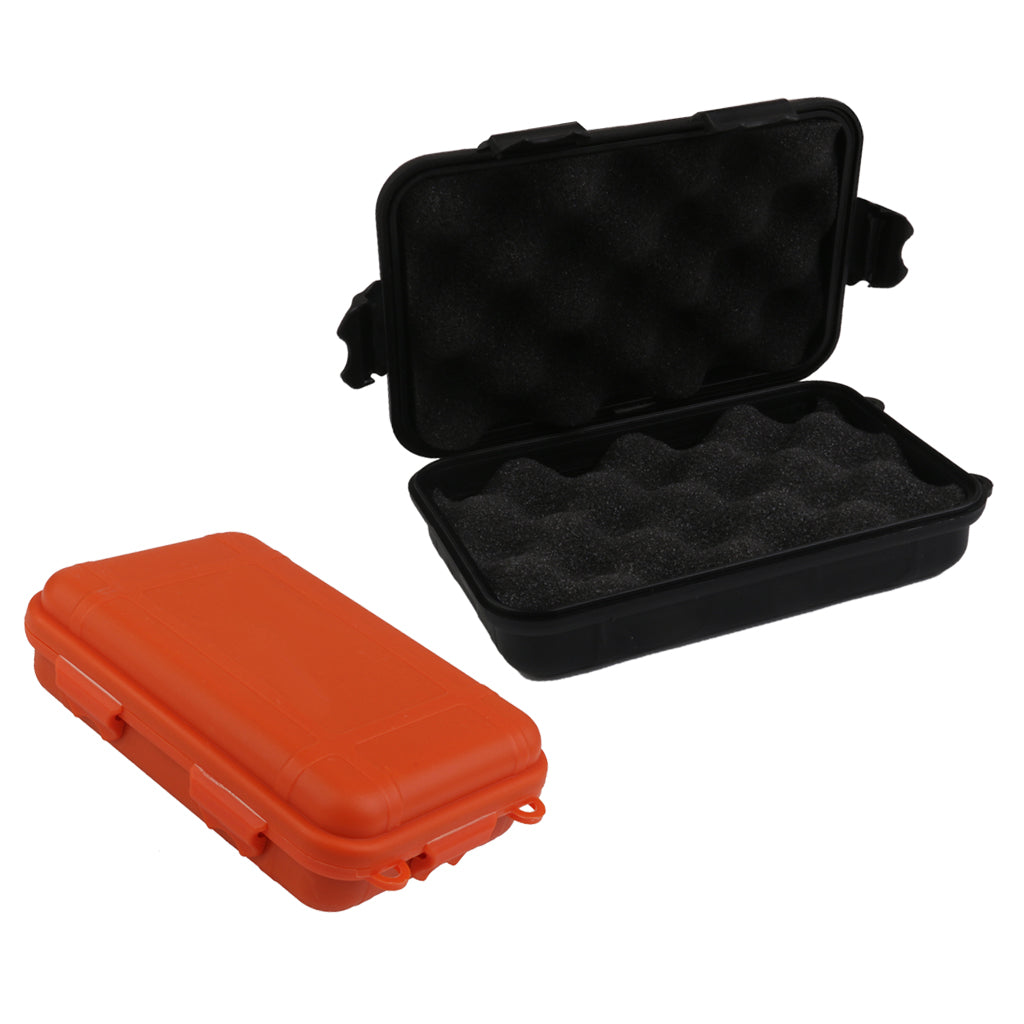 2 Pieces Outdoor Waterproof Shockproof Airtight Survival Case Container Box