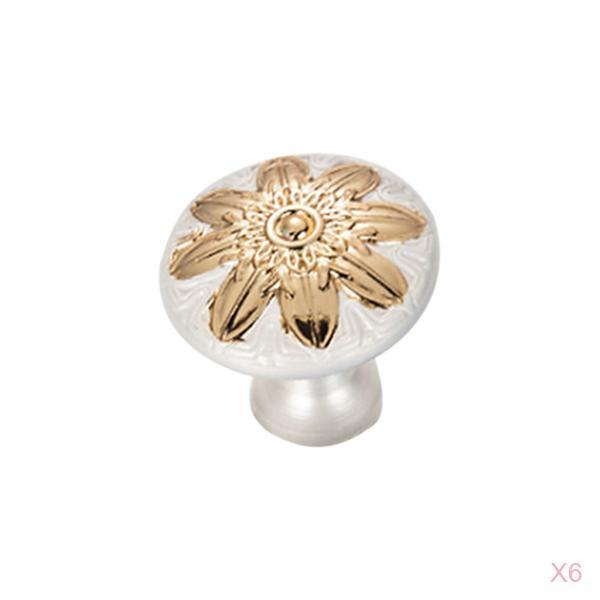 6x Modern Cabinet Drawer Pull Handle Waredrobe Cupboard Furniture Door Knobs