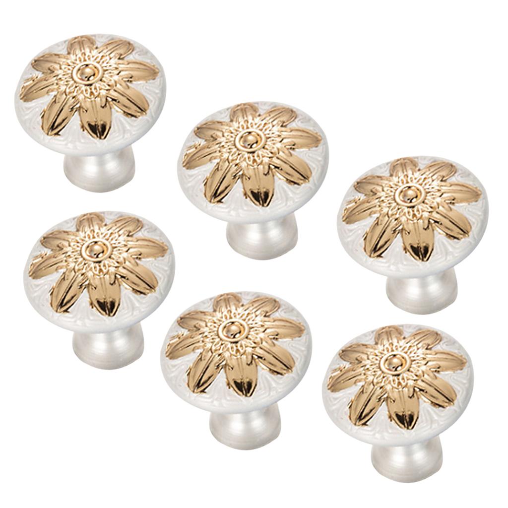 6x Modern Cabinet Drawer Pull Handle Waredrobe Cupboard Furniture Door Knobs