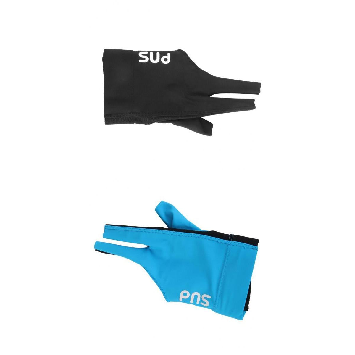 2 Pieces Left Hand Three Finger Spandex Pool Snooker Billiard Cue Glove