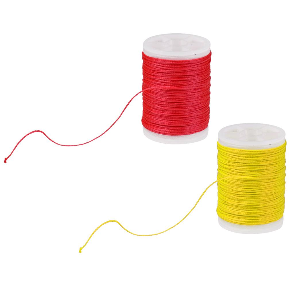 2 Pieces 110m Archery Bow String Serving Materials Thread Bowstring Protect