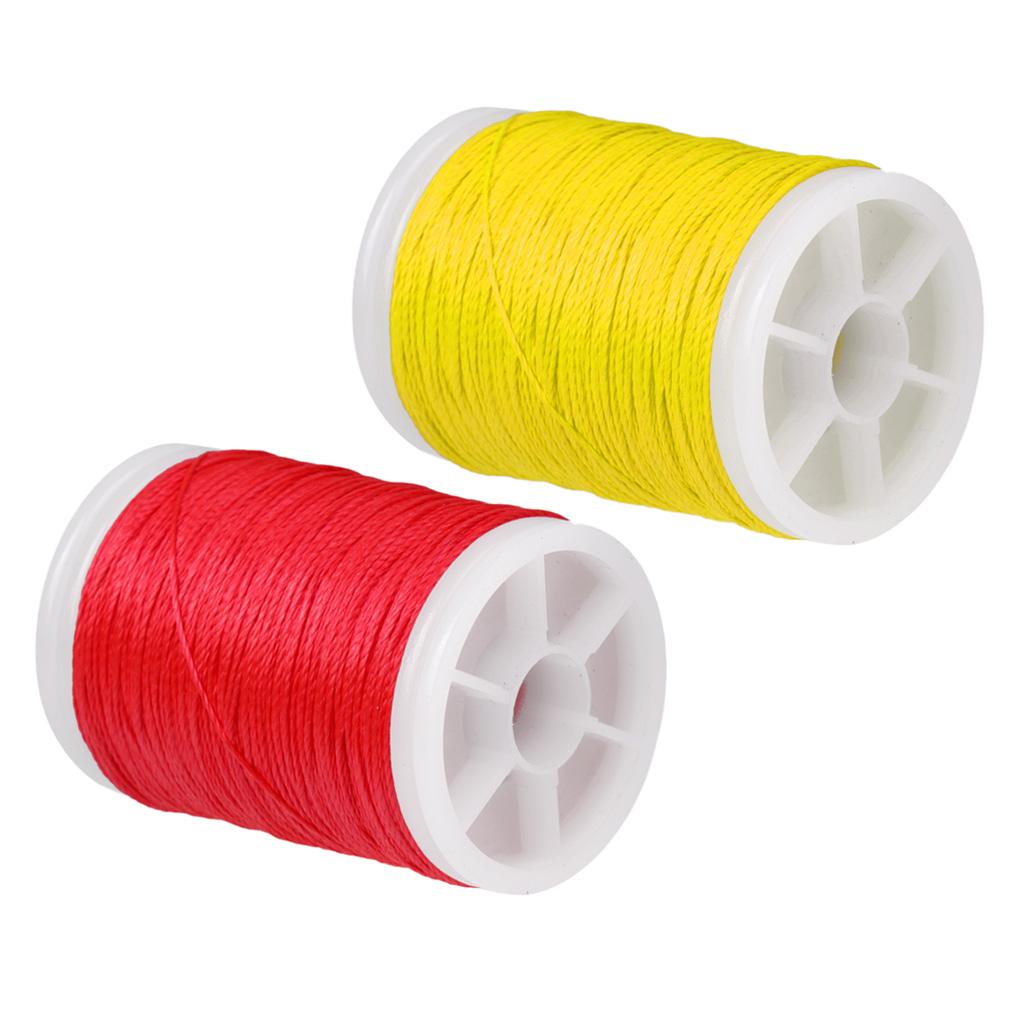 2 Pieces 110m Archery Bow String Serving Materials Thread Bowstring Protect