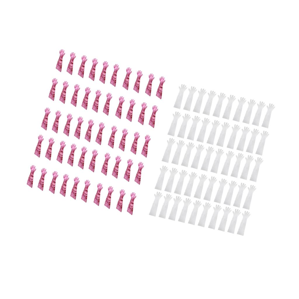 100 pieces Long Arm Length Disposable Pond/Aquarium Veterinary Gloves Set