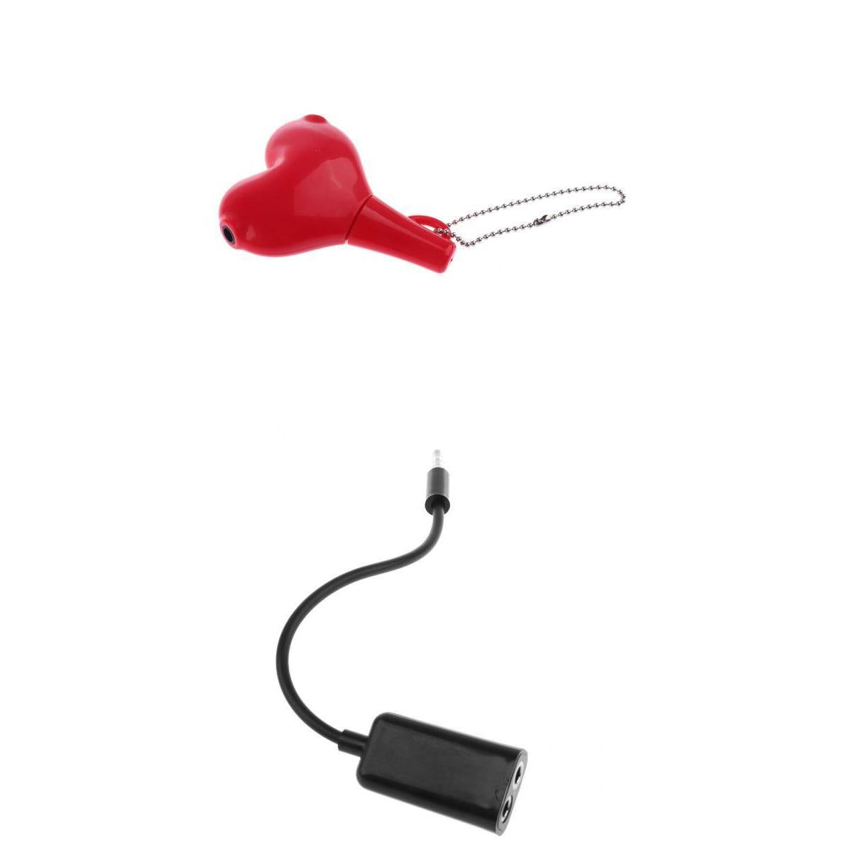 3.5mm Male to 2 Female Audio Splitter Adapter+3.5mm Audio Stereo Y Splitter