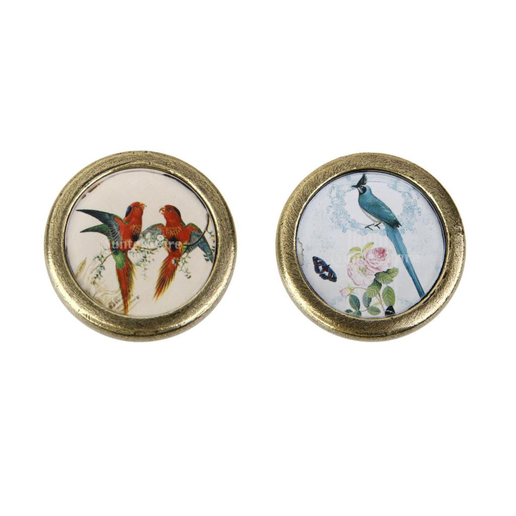 2 Pieces Vintage Home Cabinet Door Drawer Handle Cupboard Pull Knob Hardware