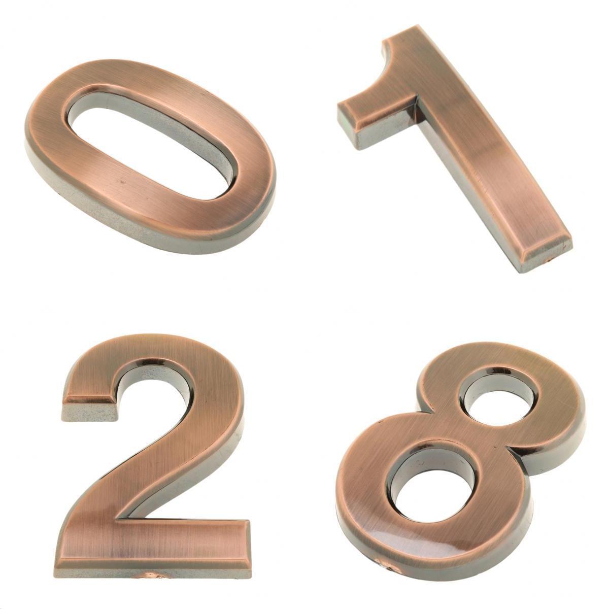 Antique Door Number Room Plate Address Office Home House Number 2, 0, 1, 8