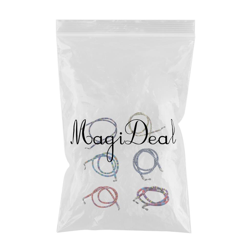 6 pcs Bohemian Sunglasses Neck Cord Strap Eyeglass Lanyard Holder Round Rope