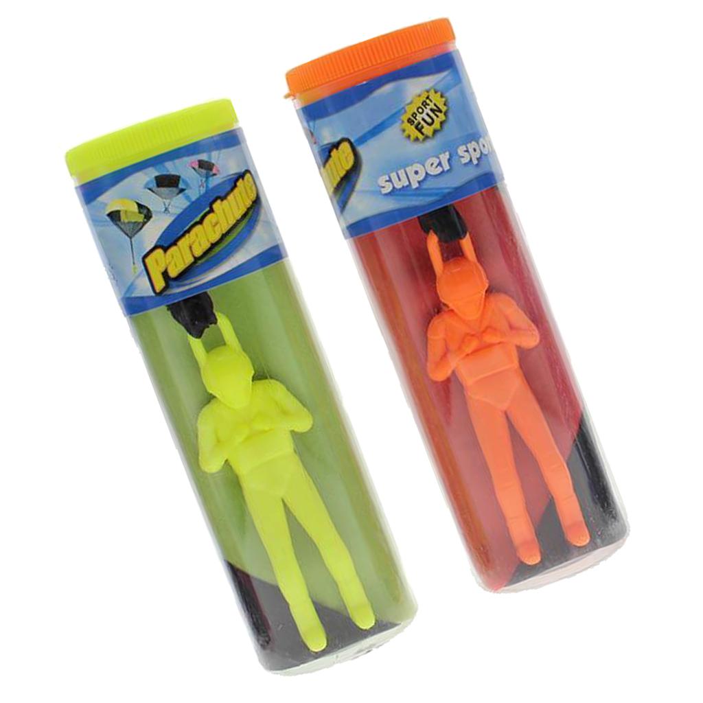 2pcs Free Toy Hand Throwing Parachute Kite Outdoor Play Game Toy