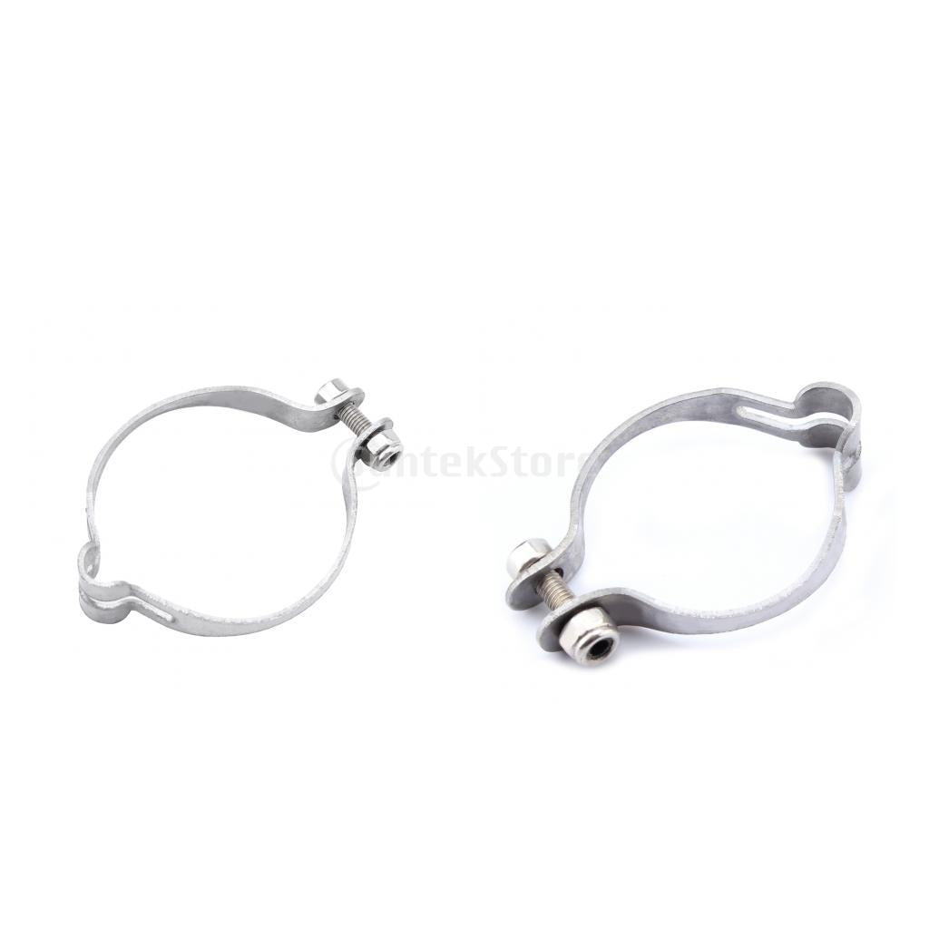 2pcs Bicycle Fixed Gear Brake Shifter Tube Clamp Derailleur Line 25.4/34.9mm