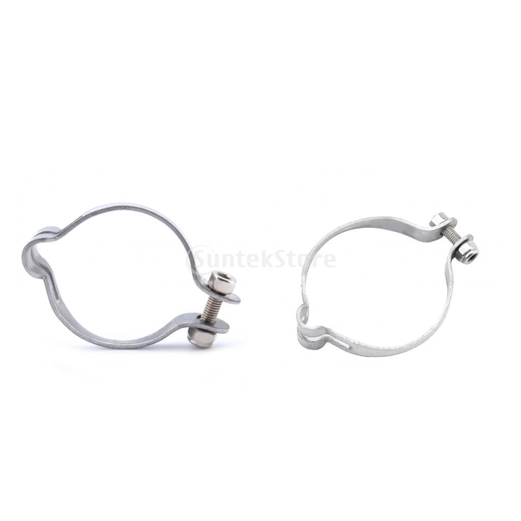 2pcs Bicycle Fixed Gear Brake Shifter Tube Clamp Derailleur Line 25.4/34.9mm