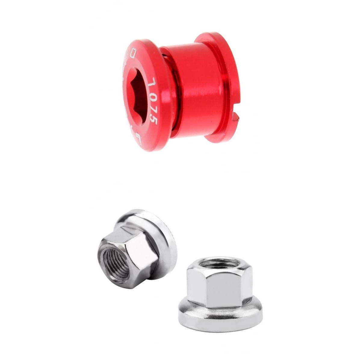 1 Pair Bicycle Bike Nuts Track Wheel Nuts + 1pcs Alloy Bike Crank Arm Screw