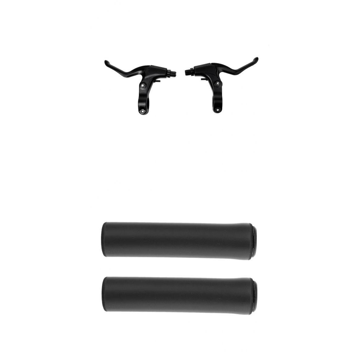 Bike Silicone Gel Handlebar Grips and Bike Alloy Front Rear V Brake Levers