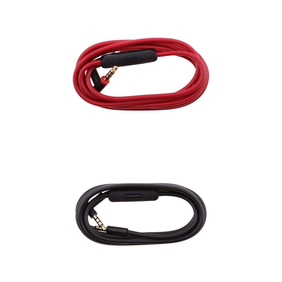 2 Pieces Replacement Audio Cable With Talk/Mic Remote For Beats by Dr. Dre