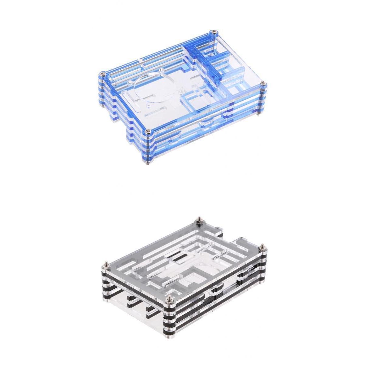 2 Pieces Clear Case Enclosure Box for Raspberry Pi2 PI3 Model B+