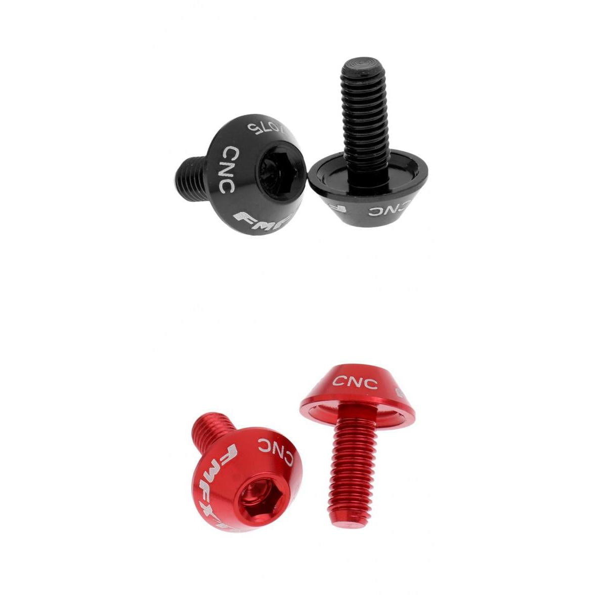 4Pcs Lightweight Aluminium Alloy Water Bottle Cage Bolts Screws M5 x 12mm