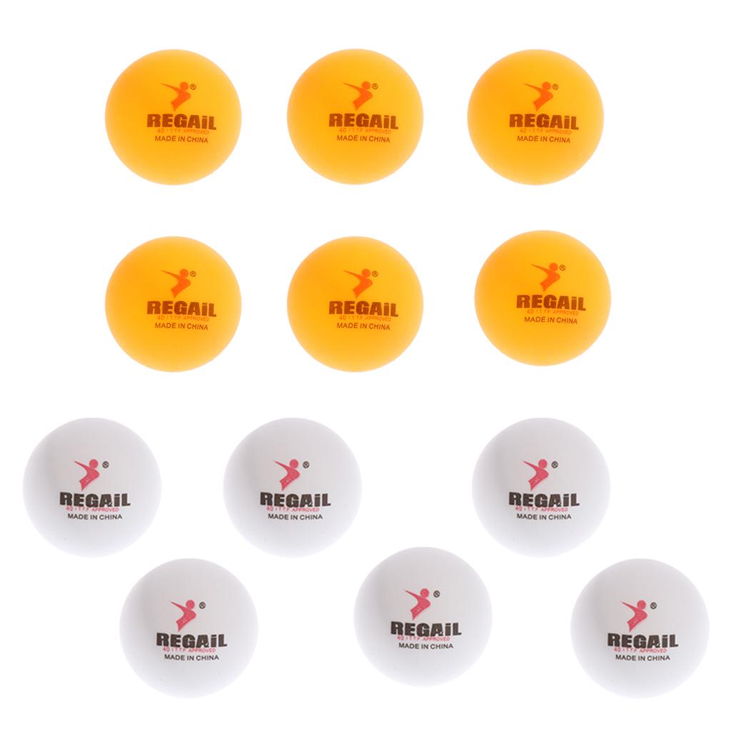 12 Pieces Ping Pong Balls Table Tennis Balls Beer Pong Balls Yellow White