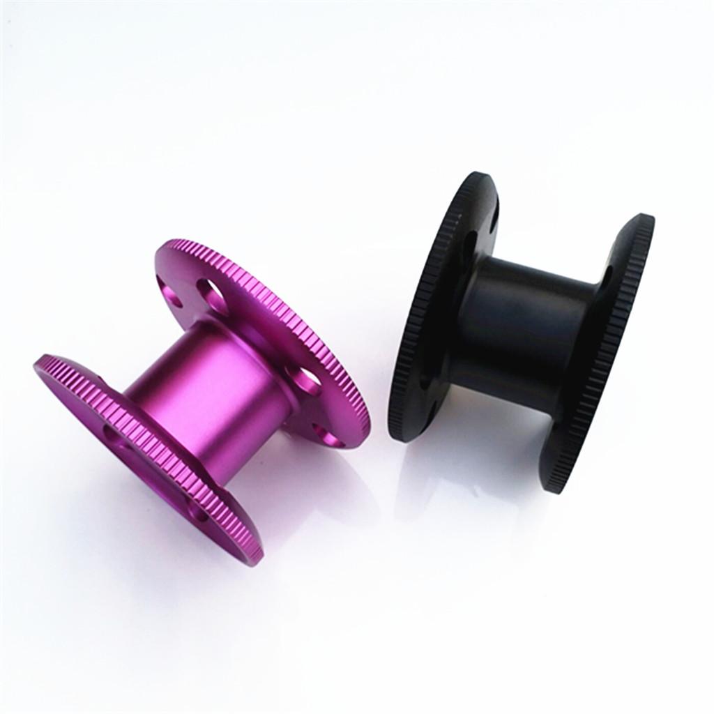 2 Pieces Kit Scuba Dive Finger Spool Snorkeling Guide Line Reel Black Purple