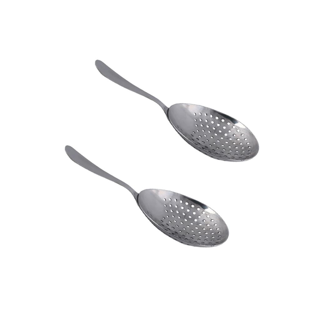 2 piece Julep Cocktail Strainer Bartender Bar Pub Drink Mixing Gadget Shaker