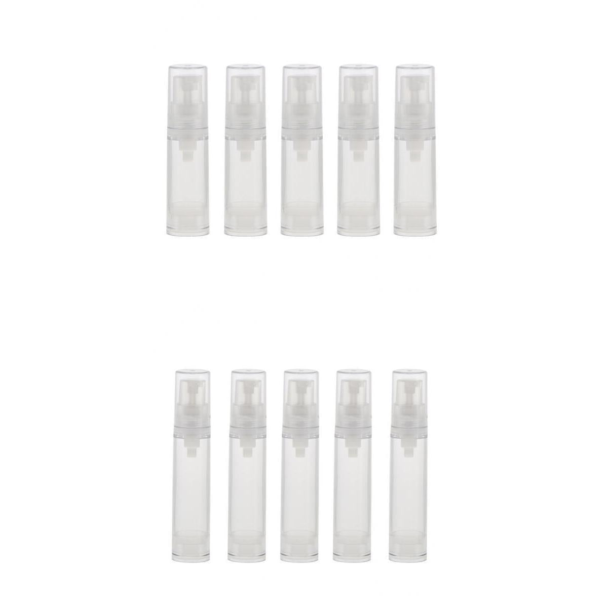 10 Pieces 5ml&8ml Pump Press Empty Tubes Cosmetic Cream Lotion Travel Bottle