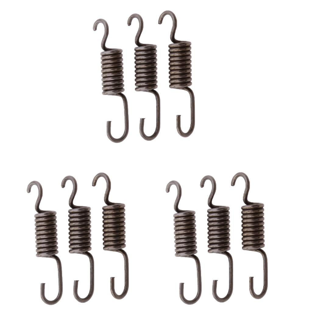 9 Pieces 2 Stroke Engine Parts Clutch Pads Spring for 49cc Mini Pocket Bike