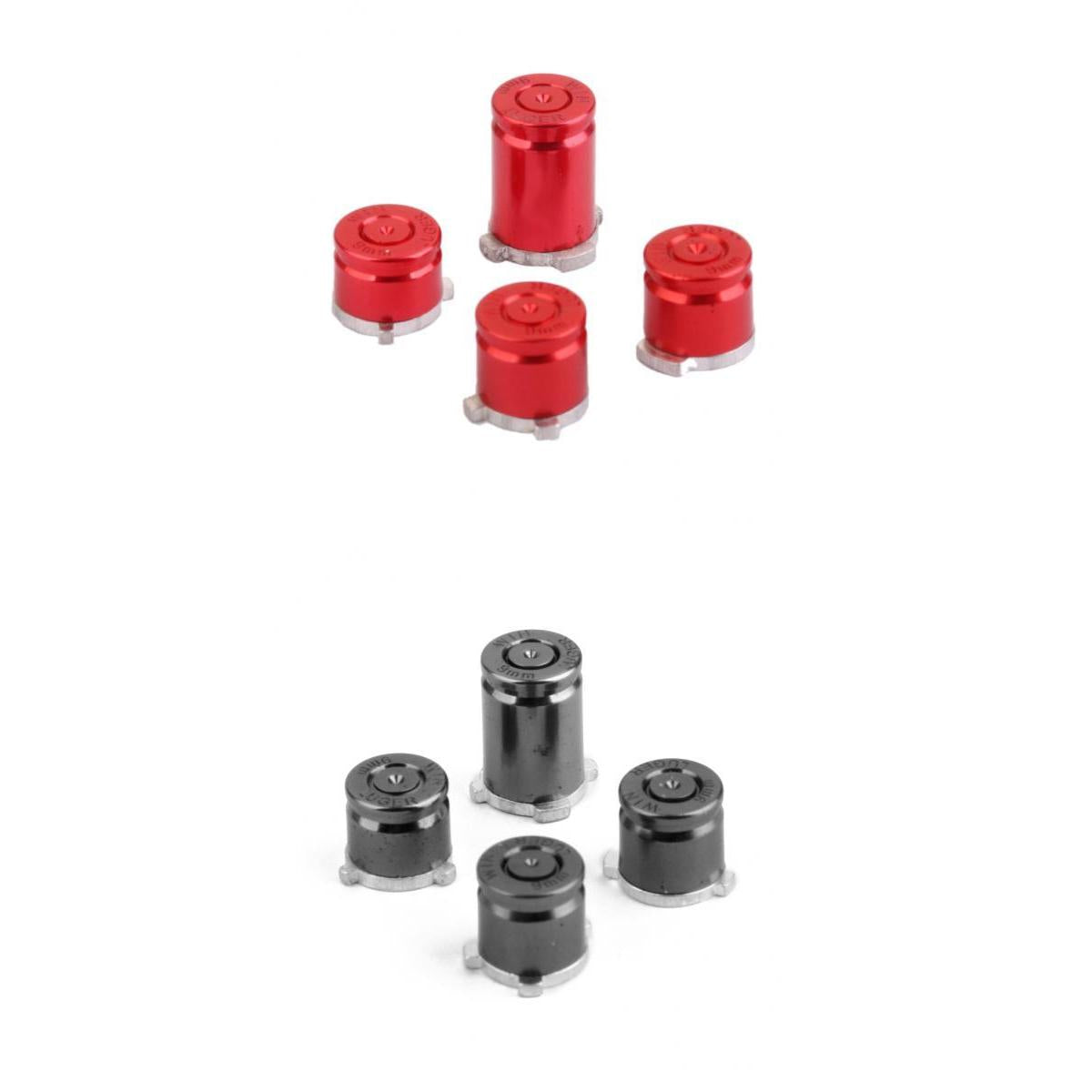 8 Pieces Aluminum Metal Bullet Buttons Mod Kit Set for One Controller