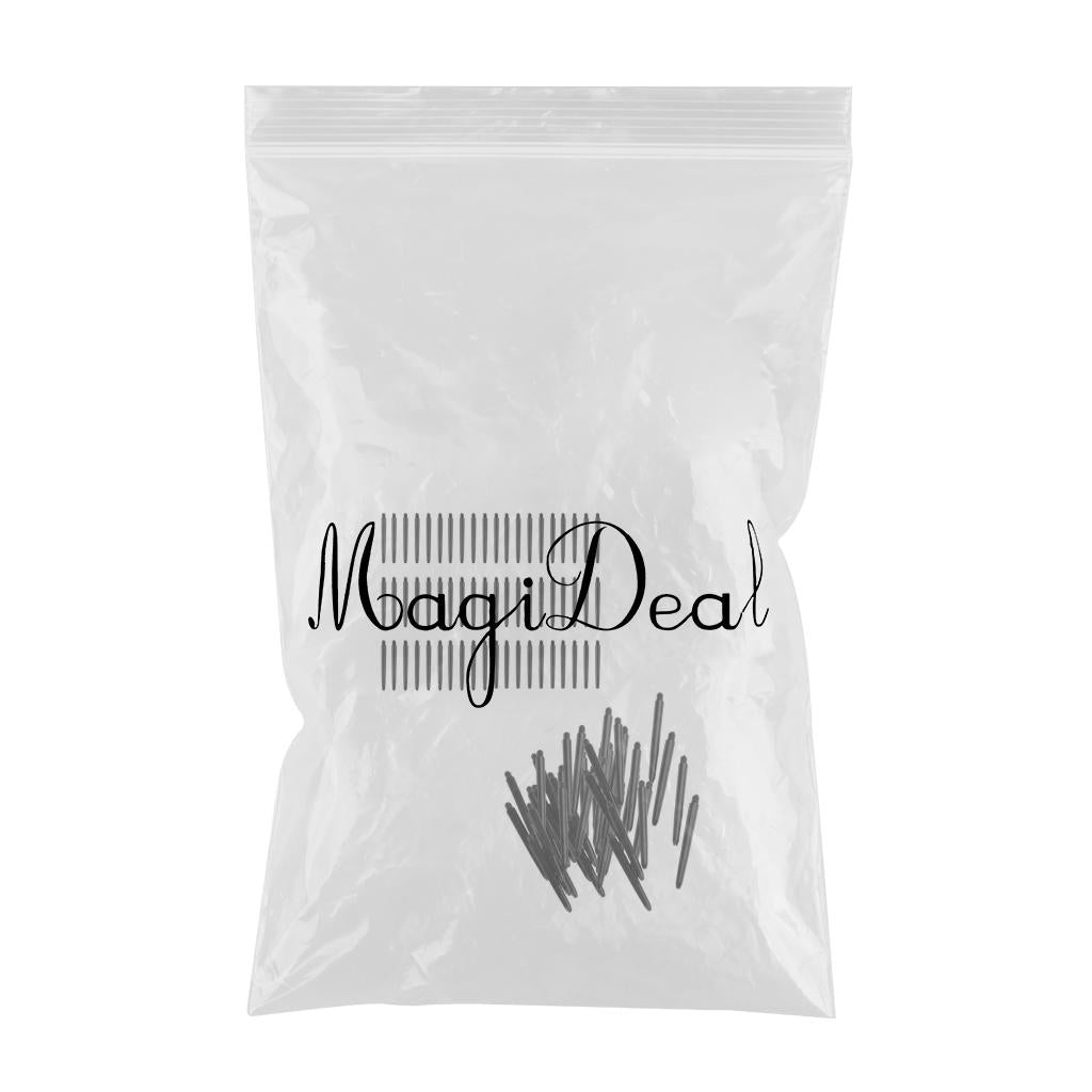 120 Pcs Durable Thread Plastic Re-Grooved Dart Stems Shafts Black