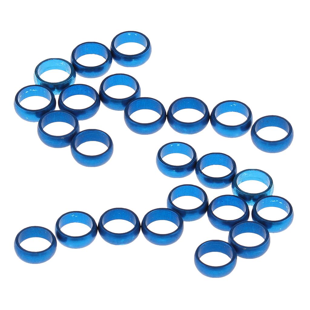24 Pieces Dart Sharft Protect Flights O Rings Spare Gripper Ring Blue