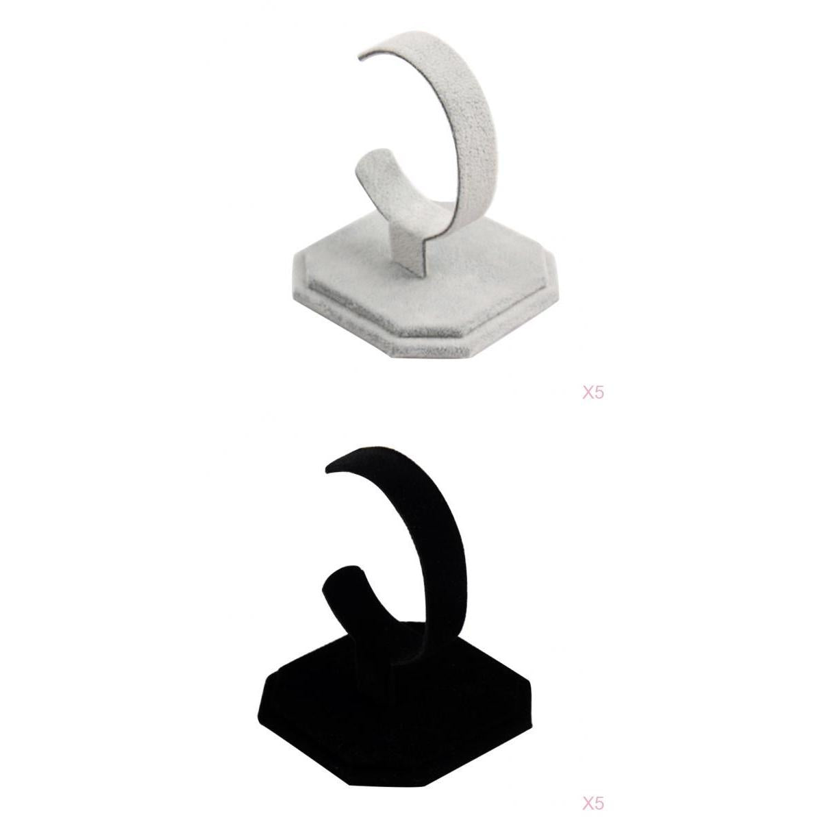 10 Pieces Velvet Jewelry Display Stand Bracelet Wrist Watch Stand Holder