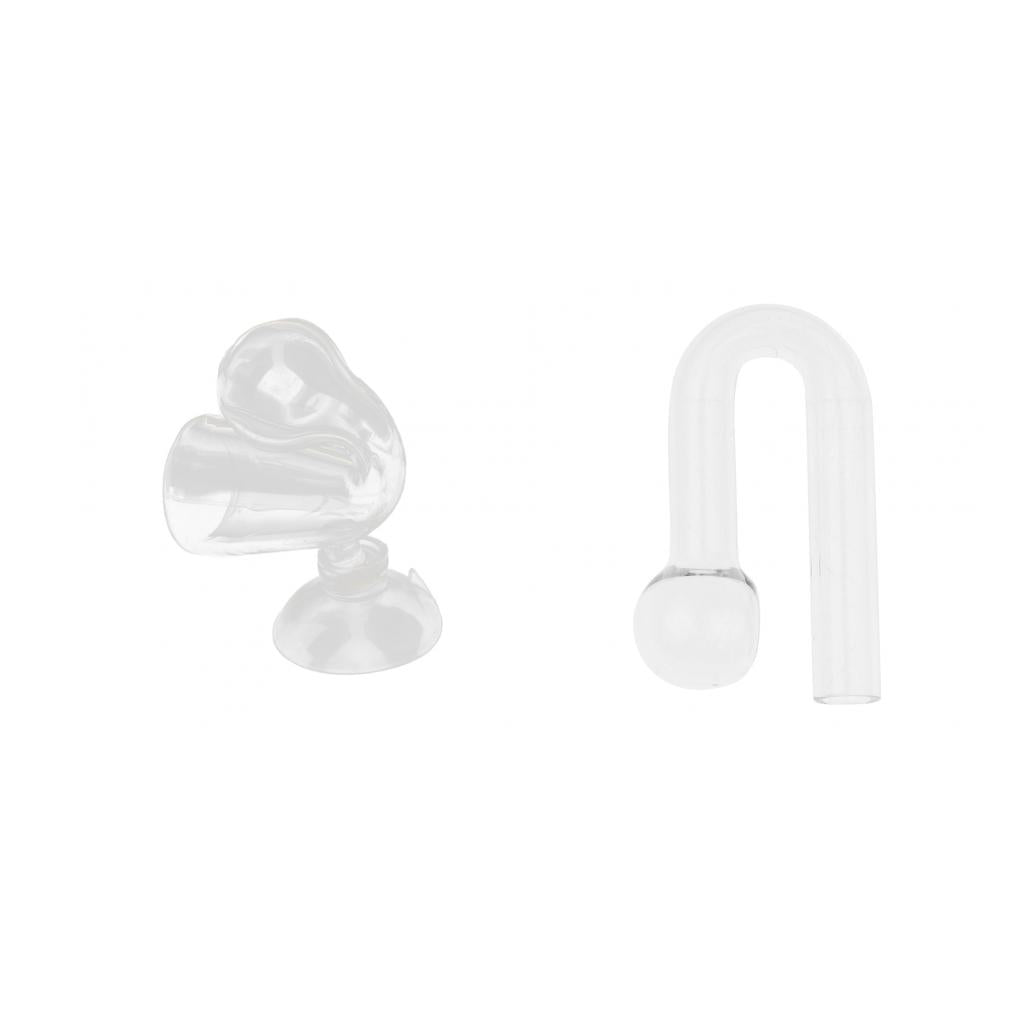 2Pcs Aquarium Crystal Glass CO2 Detector CO2 Concentration Indicator 1#