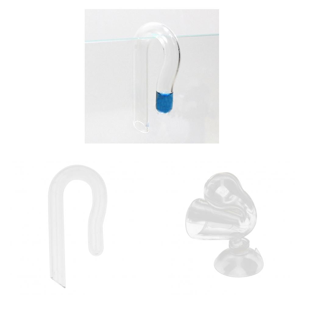 2Pcs Aquarium Crystal Glass CO2 Detector CO2 Concentration Indicator 2#