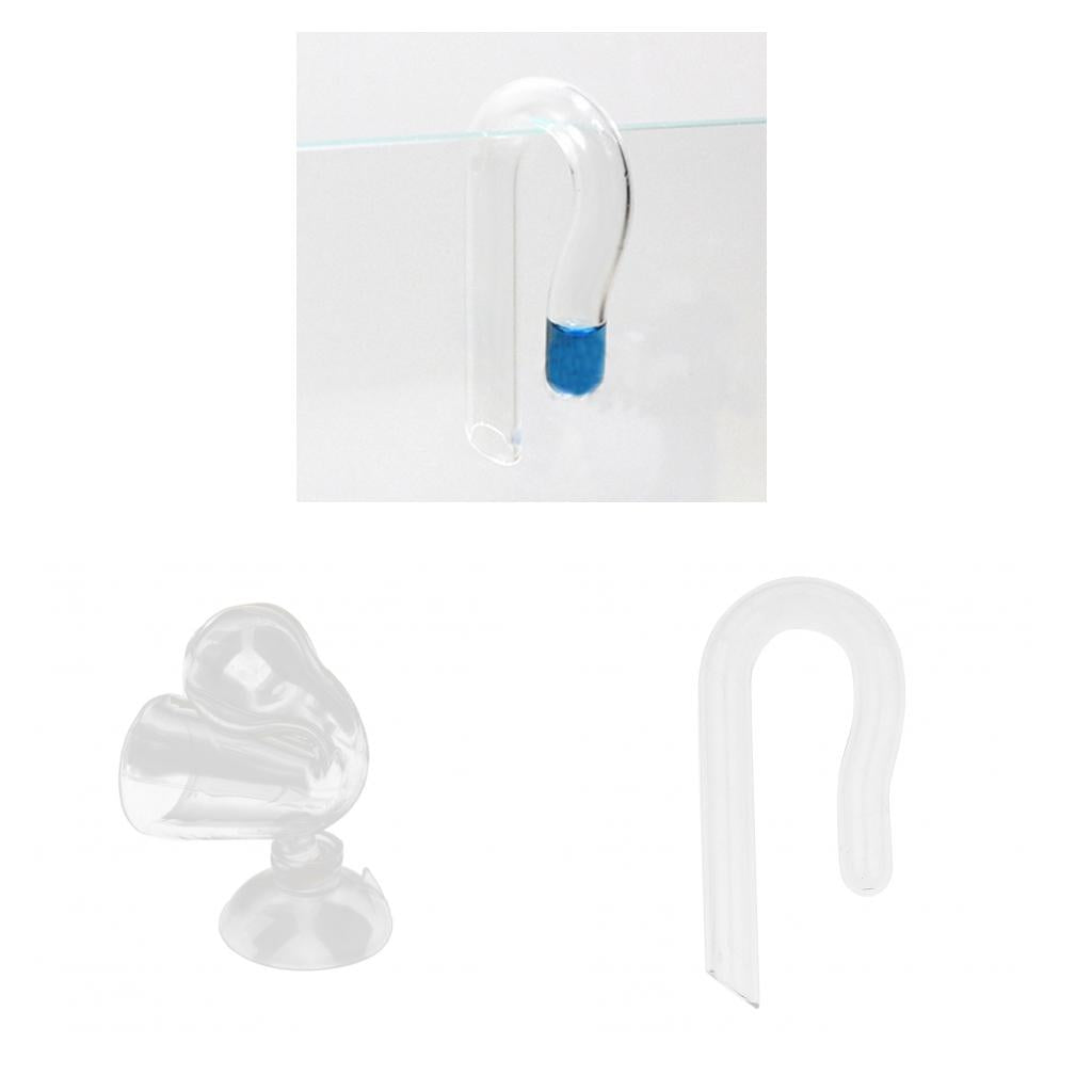 2Pcs Aquarium Crystal Glass CO2 Detector CO2 Concentration Indicator 2#