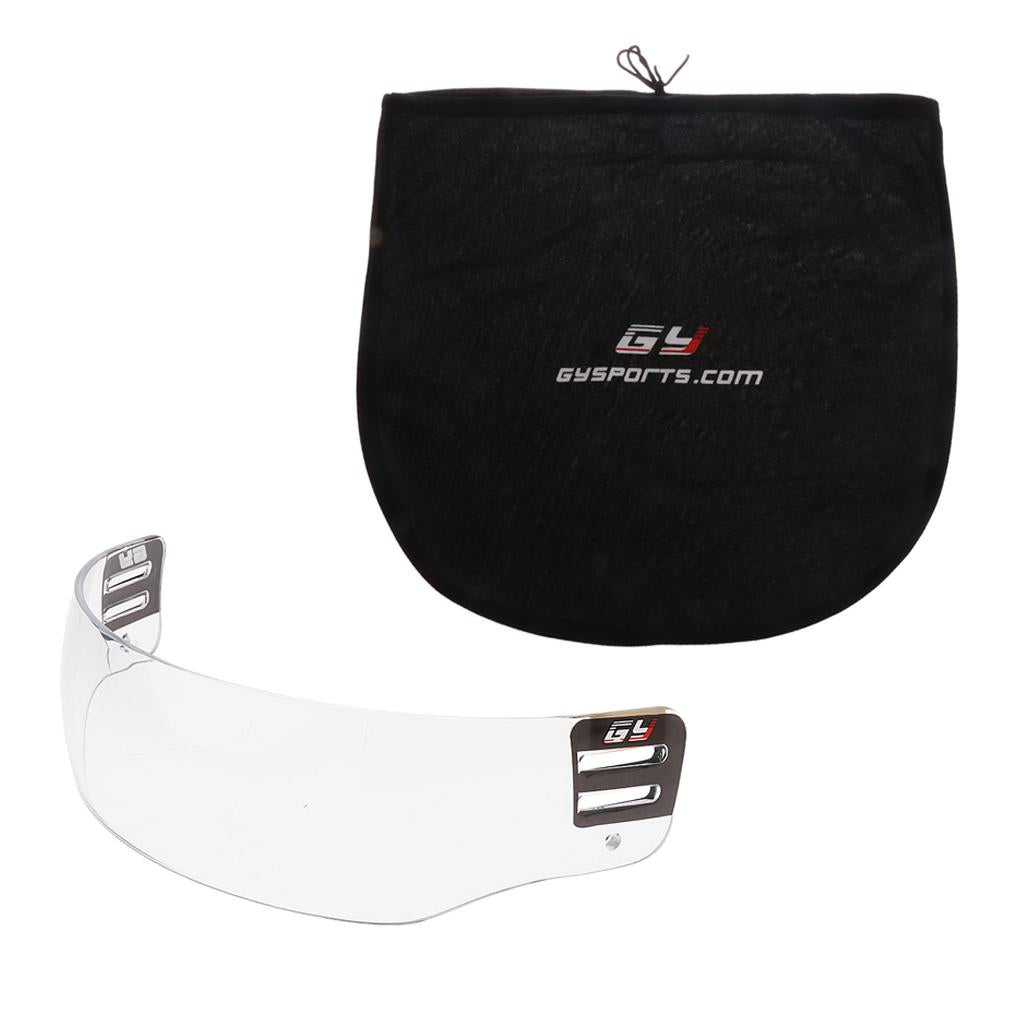 CE Approved Anti-fog Ice Hockey Visor Shield Plus Helmet Visor Equipment Bag