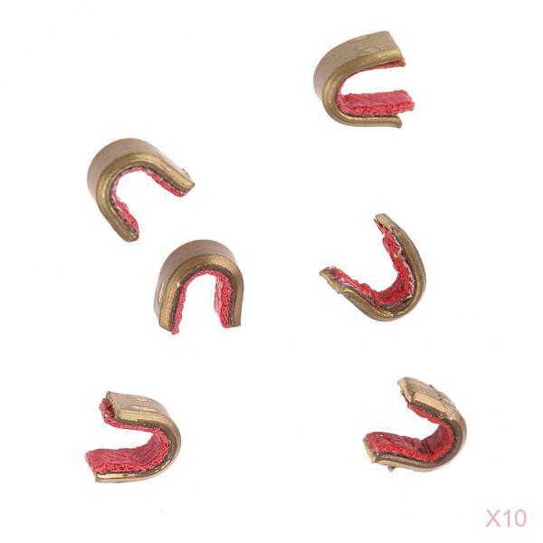 60 Pieces Bowstring Nocks Set Buckle Clips Nocking Points Archery Hunting