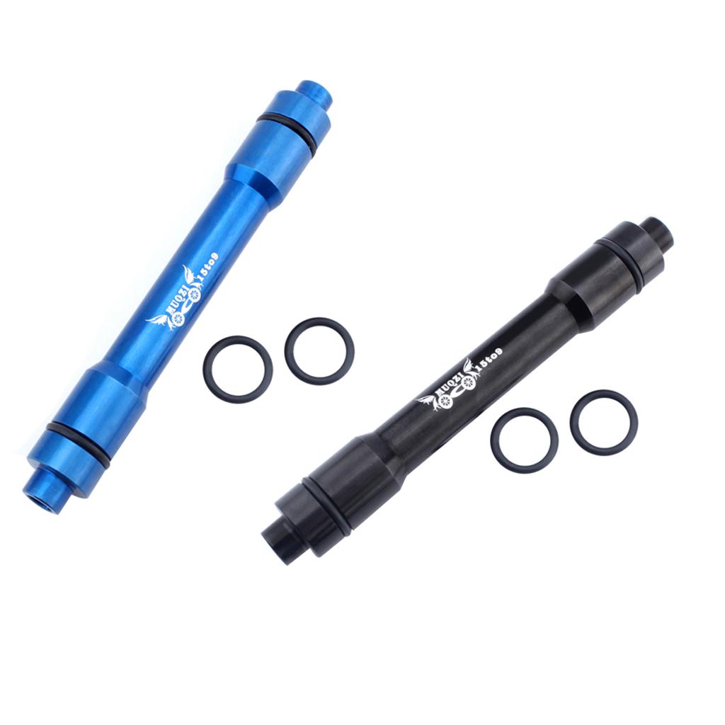 2Pcs Bicycle Bike 15mm to 9mm Thru Axle Quick Release Hub Conversion Adapter