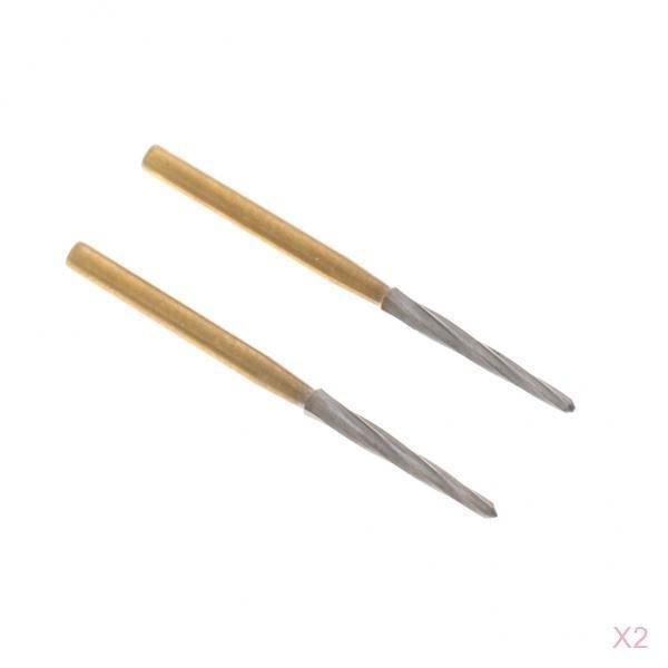 4 Pieces Dental Endo Z (152) Titanizing Bur 25mm FG Carbide Finishing Set