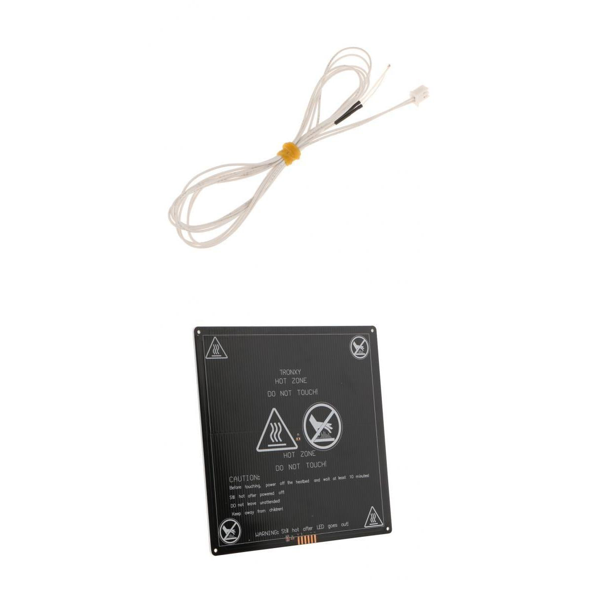 220x220mm Aluminum Heat Bed For Reprap 3D Printer + NTC 3950 100K Thermistor