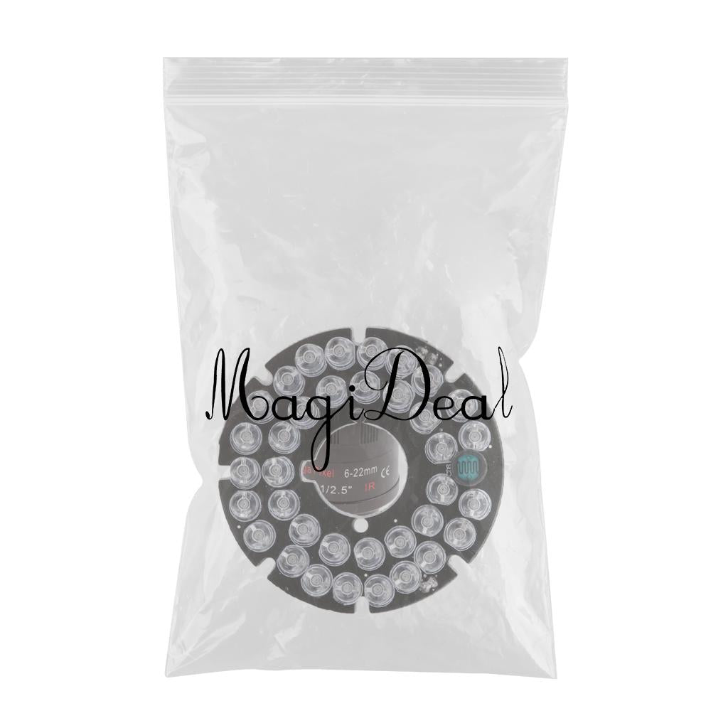 36 Infrared IR LED Board Module+5MP 6-22mm Varifocal IR Camera Zoom Lens