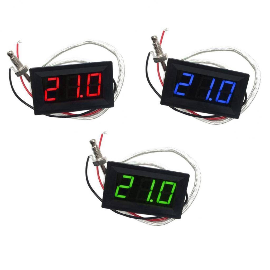 3pcs -30C-800C Thermocouple Digital LED Temperature Thermometer Panel Meter