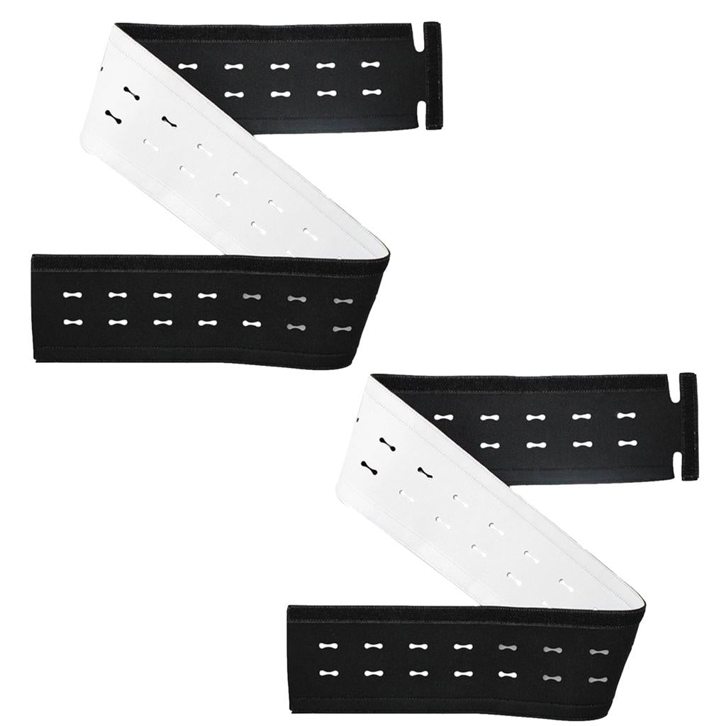2Pieces 125cm Neoprene Adjustable Cable Management Sleeves for TV / Computer
