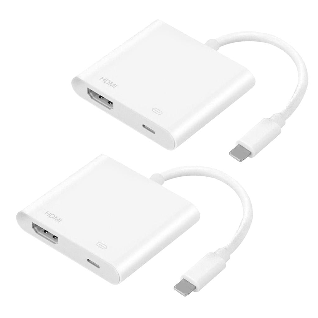 2 Pieces For Ipad air iphone 6 6S 7 7Plus to Digital AV TV HDMI Cable